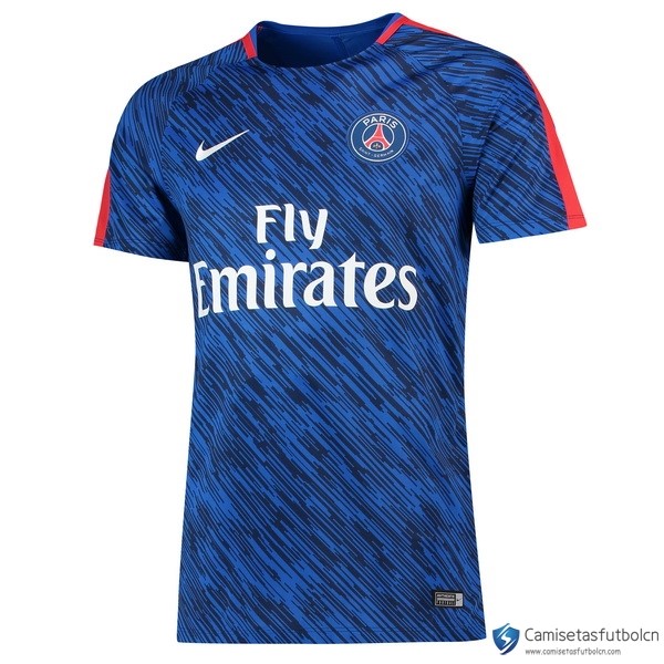 Camiseta Entrenamiento Paris Saint Germain 2017-18 Azul Rojo